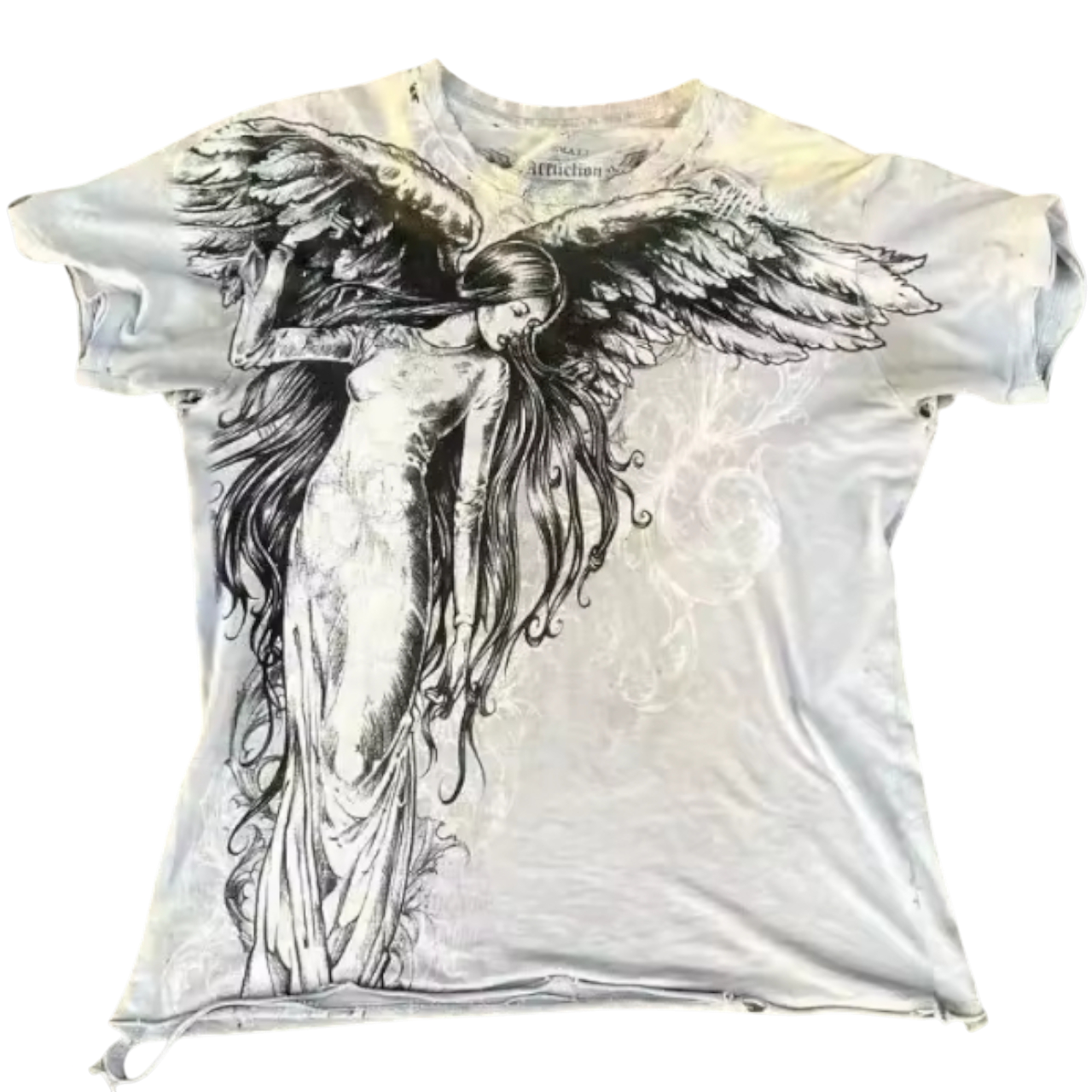 Affliction white tshirt